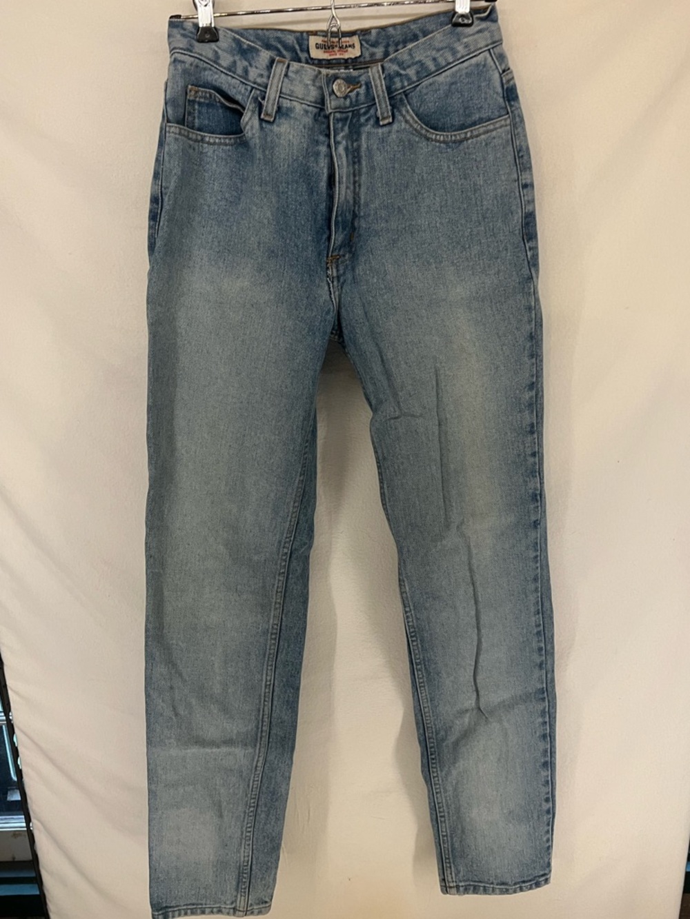 Vintage 90s Guess Light Wash High Waisted Style 1050 Denim Jeans Women’s Size 28 - Picture 3 of 8